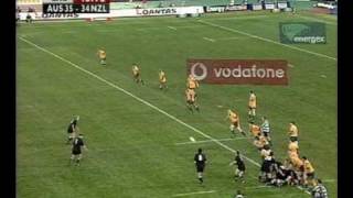 quotThe Greatest Game of Rugby Ever Playedquot  Wallabies Vs All Blacks Sydney 2000 [upl. by Ocnarf497]