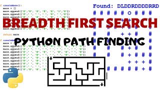 Python Path Finding Tutorial  Breadth First Search Algorithm [upl. by Areemas]