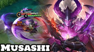 Honor of Kings Musashi Underworld Sentry Skin Gameplay Rank Master [upl. by Tupler571]