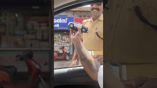 സാറിന് ഒരു gift   Real kerala police 👌😍😍 shorts gift prank police [upl. by Ahseryt369]