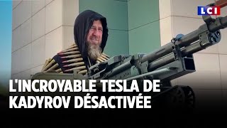 Le dirigeant tchétchène Ramzan Kadyrov accuse Elon Musk davoir désactivé à distance son Cybertruck [upl. by Tteltrab7]