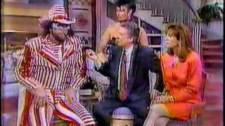 Macho Man Randy Savage visits Regis 1991 [upl. by Mcgaw]