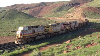 The Driverless Iron Ore Trains Of Rio Tinto Australia [upl. by Acinoj]