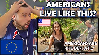 European Reacts to How Americans Live [upl. by Socher217]