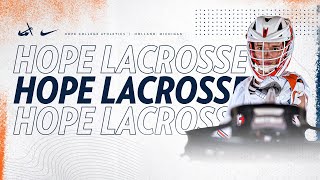 Hope vs Colorado  Mens Lacrosse 32124  NCAA D3 Lacrosse [upl. by Hynda]