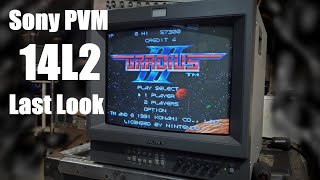 Sony PVM 14L2  Saying Goodbye with ZezRetro [upl. by Charla986]