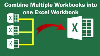 How to Combine Multiple Excel Workbooks into one Workbook  Excel Tutorials for Beginners [upl. by Ettevey]