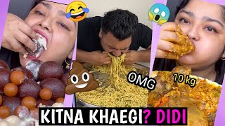 MADDY EATS amp MUKBANG ROAST  BAS KARO DIDI [upl. by Fionnula]