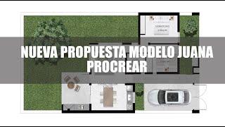 VIVIENDA PROCREAR 🧱🏠quotNueva propuesta de MODELO JUANAquot👌👷‍♀️ [upl. by Hadias]