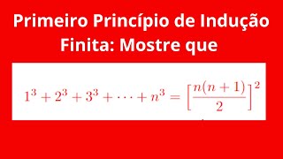 exercício resolvido de indução matemática indução finita [upl. by Mert942]