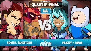 Fakey amp Java vs Boomie amp Sandstorm  Elimination QuarterFinal  Autumn Championship 2023  NA 2v2 [upl. by Llewej]