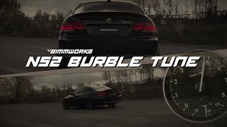 Best BMW N52 N51 BURBLES AC switchable or Duration based Bimmworks burble tune [upl. by Aivyls432]