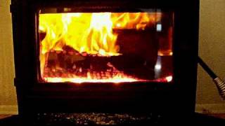 Englander 12FP Wood Stove Secondary Burn [upl. by Happ997]