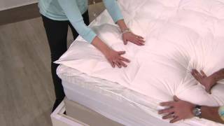 Comfort Evolution Down Feather amp Memory Foam Mattress Topper on QVC [upl. by Vaughn]