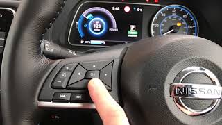 2018 Nissan Leaf  Episode 014  Dashboard computer tour [upl. by Najar]