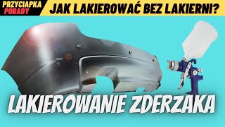 Lakierowanie zderzaka bez lakierni 🚙 Jak polakierować auto 🚗 [upl. by Cherian]