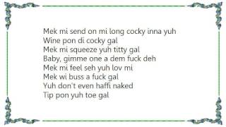 Vybz Kartel  Nymphomaniac Lyrics [upl. by Gosselin]