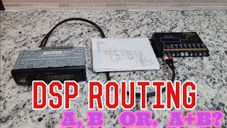 How to use Routing feature on the PRV DSP 28X  4 Channel amplifier and mono amplifier [upl. by Boy]