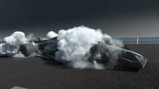 Houdini Tire Burnout simulation and render [upl. by Ociredef]