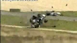 Horror Crash Assen Junior Strous [upl. by Anialeh]