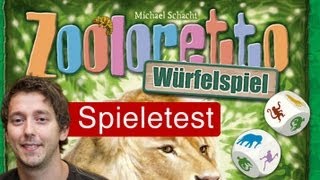 Zooloretto Würfelspiel  Anleitung amp Rezension  SpieLama [upl. by Ellimahs]