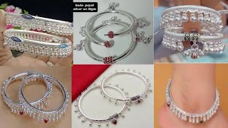 daily use silver payal kada payal design silver with price doli payal 10 gram silver payal price [upl. by Nohj]