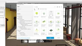 Revit 2022 Load Autodesk Family [upl. by Stanwinn]