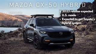 New Mazda CX50 Hybrid Everything you need to know [upl. by Ennairoc]