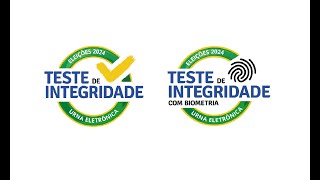 Eleições 2024  Teste de Integridade  Urna Eletrônica  1º Turno [upl. by Iveel]