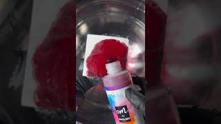 Boom by Gholibn ASMR  Liquid Watercolor Red gymchalk shortscreate oddlysatisfying [upl. by Ellord]