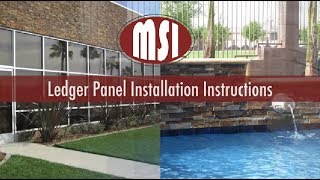 Ledger Panel Installation Instructions [upl. by Cheston]