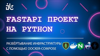 РАЗВЁРТЫВАНИЕ PYTHON FASTAPI ПРИЛОЖЕНИЯ  MONGODB DOCKER COMPOSE UVICORN NGINX [upl. by Daisi]