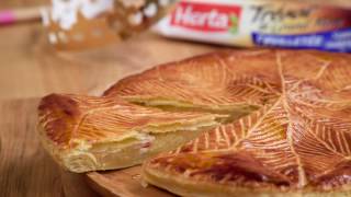 Recette de galette des rois à la frangipane HERTA® [upl. by Kcaz]