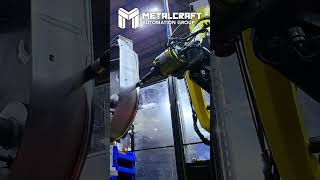 Metal Finishing a Scag Mower Deck with the RoboFinisher [upl. by Kingston249]