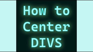 How to Center in CSS  EASY  Center Div and Text Vertically and Horizontally [upl. by Eiram]