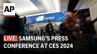 CES 2024 Full Samsung event in Las Vegas [upl. by Akessej]