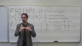 Dr B Music Theory Lesson 26 NonChord Tone Analysis [upl. by Merrily]