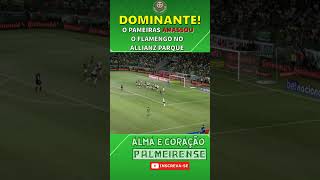 PALMEIRAS CONTROLA O JOGO E VENCE FLAMENGO [upl. by Lorak]