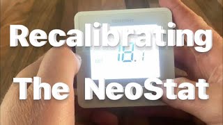 Heatmiser  Recalibrating the NeoStat v1 v2 or v3 [upl. by Bendicta]