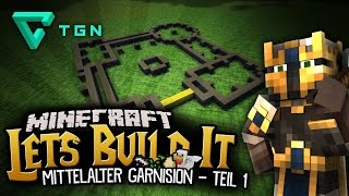 Mittelalter Garnison  Teil 1 ★ Minecraft Lets Build Projekt [upl. by Lalitta223]