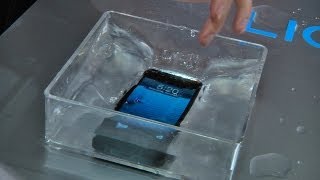 CES 2013 How Liquipel Will Make Your Phone Waterproof [upl. by Anairb917]