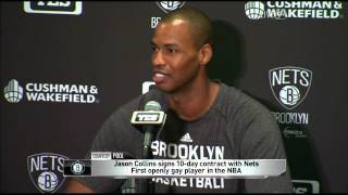 Jason Collins Returns to the NBA in Historic Fashion [upl. by Calvert]