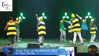 relais pour la vie MARCHE 2024 la maya danse [upl. by Harri]