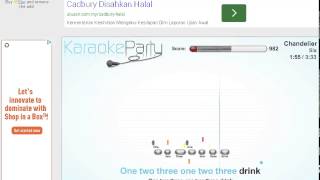 Karaoke Party  Chandelier Sia [upl. by Fredelia228]