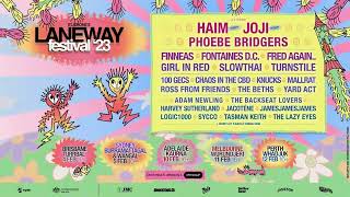 Laneway Festival 2023 LineUp Announcement [upl. by Wertheimer]