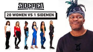 20 WOMEN VS 1 SIDEMEN KSI EDITION [upl. by Pomcroy]