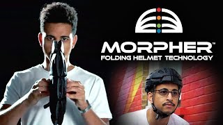 Morpher Flat Folding Cycle Helmet [upl. by Hewett]