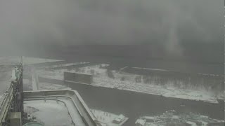 Buffalo snowstorm 2022 Timelapse of the storm rolling in [upl. by Rikahs]