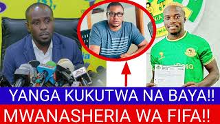 MWANASHERIA FIFA AITAHADHARISHA YANGA KUHUSU KESI YA AUGUSTINE OKRAH NA BENCHEM UTDLITAWAKUA BAYA [upl. by Animsay]