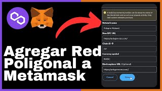 Cómo añadir la Red Polygon a Metamask [upl. by Yennaiv]